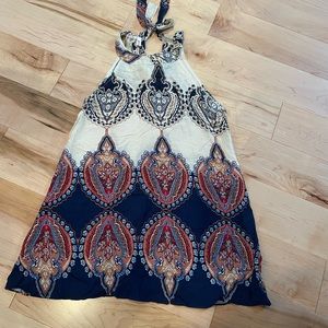 Halter top beach dress.